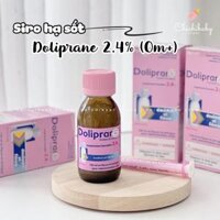 Siro Hạ Sốt Doliprane Pháp 2,4% 100ml – Pháp