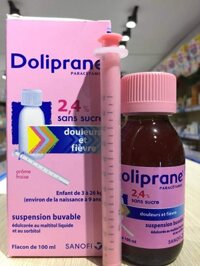 Siro Hạ Sốt Doliprane Sanofi 100ml