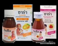 Siro hạ sốt giảm đau trẻ em Sara Paracetamol Oral Suspension For Children Thái Lan