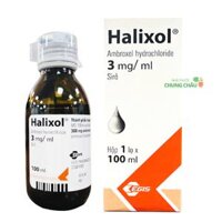 Siro Halixol 15mg/5ml – Giảm ho, long đờm hiệu quả, hỗ trợ thông thoáng đường thở