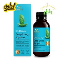 Siro Harker Xanh Dương Làm Sạch Phổi Deep Lung Support Cho Bé 150ml