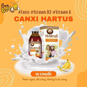 Siro Hartus bổ sung canxi 150ml