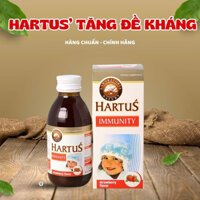 Siro Hartus Immunity 150ml - Tăng sức đề kháng cho bé, hỗ trợ miễn dịch khỏe mạnh HÀNG CHUẨN