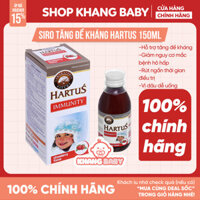 Siro Hartus Immunity tăng đề kháng cho bé 150ml - Shop Khang Baby