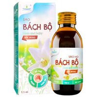Siro Ho Bách Bộ Mom and Baby, giúp bổ phổi ích phế, giảm ho và hỗ trợ giúp giảm đau họng