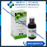 Siro Ho Bảo Thanh Chai 125Ml – Thuốc ho, bổ phế, hóa đờm