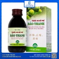 Siro ho Bảo Thanh điều trị các chứng ho, viêm phổi (125ml)
