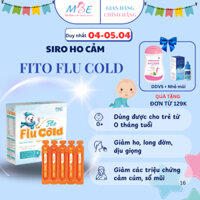 Siro Ho Cảm Fito Flu Cold Fito Junior, Giảm Triệu Chứng Cảm Cúm, Sổ Mũi, Ho, Long Đờm, Hộp 20 Ống