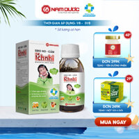 Siro ho cảm Ích Nhi chai 90ml hỗ trợ giải cảm, giảm ho, sổ mũi, tiêu đờm, cho trẻ sơ sinh, trẻ nhỏ, bà bầu, cho con bú