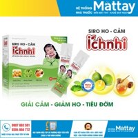 Siro Ho Cảm ích Nhi - Hỗ trợ giải cảm, giảm ho, sổ mũi, tiêu đờm, dùng cho trẻ sơ sinh, bà bầu, cho con bú. 30 gói