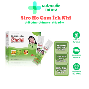 Siro ho cảm ích nhi hộp 30 gói cho bé 0-3 tuổi