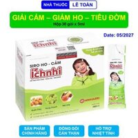 Siro ho cảm Ích nhi Nam Dược hỗ trợ giảm cảm giảm ho tiêu đờm - hộp 30 gói x 5ml