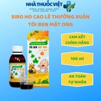 Siro ho Cao Là Thường Xuân tinh dầu thông đỏ cho bé hỗ trợ bổ phế, giảm ho,long đờm cho bé 15 gói x 10ML Trần Gia