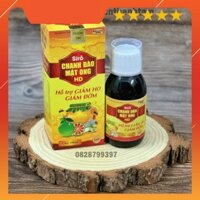 Siro ho CHANH ĐÀO MẬT ONG HD giảm ho, tiêu đơm - Chai 100ml Cam kết chính hãng 100%