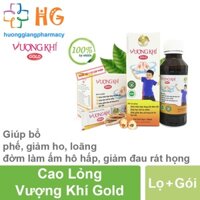 Siro ho cho bé Cao lỏng vượng khí gold Giúp bổ phế giảm ho loãng đờm làm ấm hô hấp giảm đau rát họng viêm phế quản