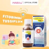 Siro Ho Cho Bé TUSSIFLUX JUNIOR FITOBIMBI Giúp Làm Dịu Họng, Bảo Vệ Đường Hô Hấp, Tăng Cường Sức Đề Kháng Chai 200ml