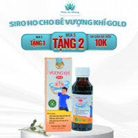 Siro Ho Cho Bé Vượng Khí Gold Giảm Ho Tiêu Đờm Chống Hỗ Trợ Phòng Ngừa Các Bệnh Về Hô Hấp Chai 100ml