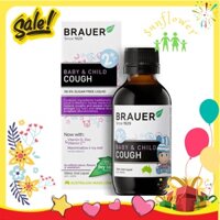 Siro Ho cho trẻ 2-12 tuổi Brauer Baby & Child Cough 100ml của Úc