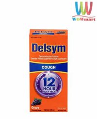 Siro ho Delsym 12 Hour Cough Relief Day or Night 148ml cho người lớn và trẻ em 4+ (vị Nho)