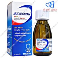 Siro Ho Đờm Mucosolvan Ba Lan 100ml Bé từ 1 tuổi