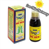 SIRO HO HEN PQA CHAI 125ML HỖ TRỢ CHO BỆNH HEN SUYỄN CHÍNH HÃNG
