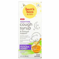Siro Ho & Hỗ Trợ Miễn Dịch Ban Đêm Burt’s Bees cho Trẻ Em Từ 3 Tuổi Trở Lên vị Nho tự nhiên 118 ml