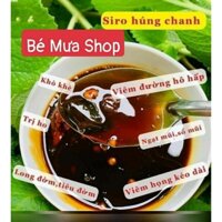 Siro ho húng chanh cho bé ( Siro ho hanmade) , chai 250ml