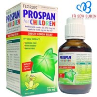 Siro ho prospan Úc 100ml Cho Bé Từ 2 tuổi