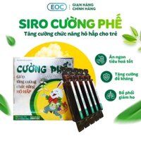 Siro Ho Thảo Dược Cường Phế - Bổ Phế, Giảm Ho Nhanh, Tăng Cường Hô Hấp - Hộp 10 Ống X 10ml