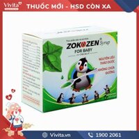 Siro hỗ trợ giảm ho cho trẻ em Zokozen | Hộp 20 gói