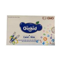 SIRO HỖ TRỢ PHÁT TRIỂN XƯƠNG RĂNG CHẮC KHỎE GINKID CANXI KẼM HỘP 20 ỐNG