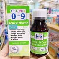 Siro ho và cảm lạnh Cough Cold Syrup For Kids 100ml cho bé từ 0 đến 9 tuổi của Canada