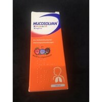 Siro ho và tiêu đờm tan nhầy Mucosolvan Đức 100ml dành cho trẻ sơ sinh và trẻ nhỏ, nội địa Đức