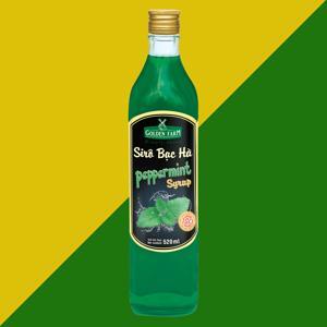 Sirô hương bạc hà Golden Farm 520ml