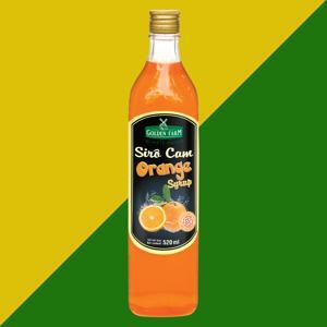 Sirô hương cam Golden Farm 520ml