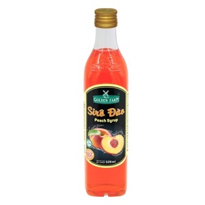 Sirô hương đào Golden Farm 520ml