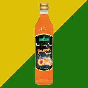 Sirô hương đào Golden Farm 520ml