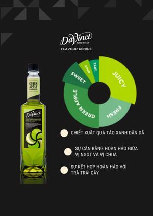 Siro hương vị Táo xanh Davinci 750ml