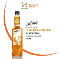 Siro Hương Vị Tiramisu Rum / Classic Mur Syrup - DaVinci Gourmet (750 ml)