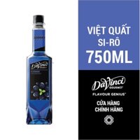Siro Hương Việt Quất / Blueberry Syrup - DaVinci Gourmet (750ml)