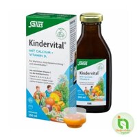 Siro hữu cơ bổ sung Canxi và Vitamin D3 cho trẻ em Salus 250ml