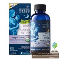 Siro Hữu Cơ Giúp Giảm Ho & Đờm Cho Bé BAN ĐÊM Từ 1 TUỔI TRỞ LÊN Mommy’s Bliss, 120ml