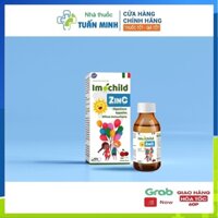 Siro Imochild ZinC bổ sung kẽm lysin vitamin giúp bé ăn ngon tăng sức đề kháng Lọ 100ml