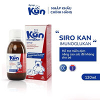 Siro Kan ImunoGlukan tăng đề kháng cho Bé / chai 120ml - hỗ trợ miễn dịch SYRUP KAN Imuno Glukan SHC