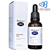Siro Kẽm Biocare Nutrisorb Zinc Anh 30ml