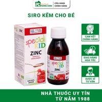 Siro Kẽm Cho Bé Special Kid Zinc Giúp Bé Tăng Đề Kháng, Giảm Ốm Vặt 125ml