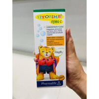 Siro Kẽm sắt song hành Fitobimbi Ferro C bổ Sung Sắt Kẽm tỉ lệ 1:1 cho trẻ Dược phẩm Châu Âu chai 200ml