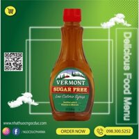 Siro Không Đường Maple Grove Farms of Vernont, Vermont Sugar Free Low Calorie Syrup, Chai 355 mL (12 Fl. Oz.)