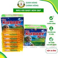 Siro Kid Baby New G&P – Giúp bé ăn ngon miệng, tăng cường chuyển hóa và hấp thu dinh dưỡng