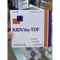 Siro KIDVita -TDF giúp bổ sung vitamin và các loại acid amin thiết yếu cho cơ thể - ống 7,5ml